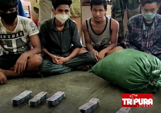 Huge amount of contraband items recovered in Simna, 9 arrested